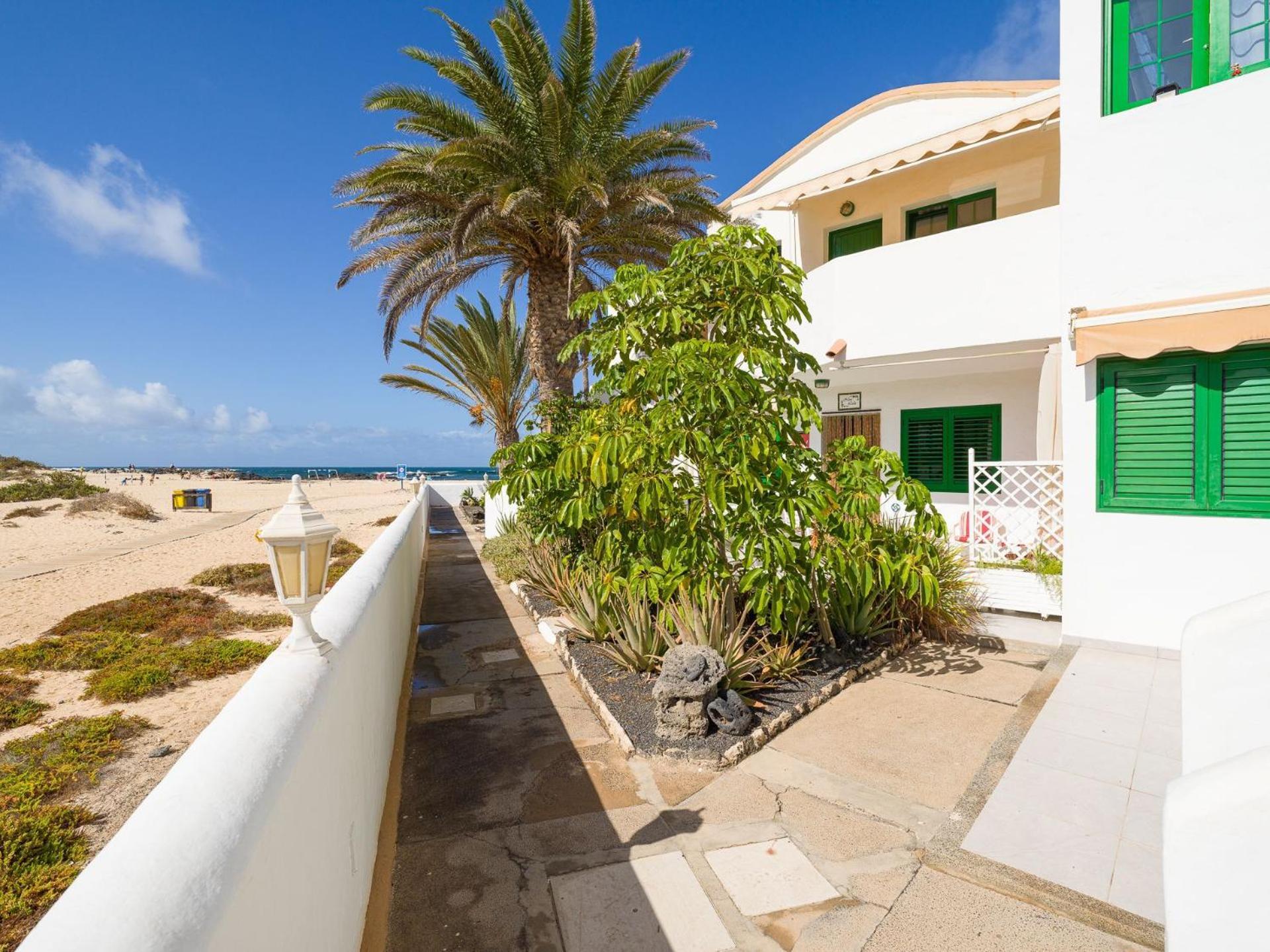 Apartamento Nire Lula en la misma playa Cotillo Exterior foto